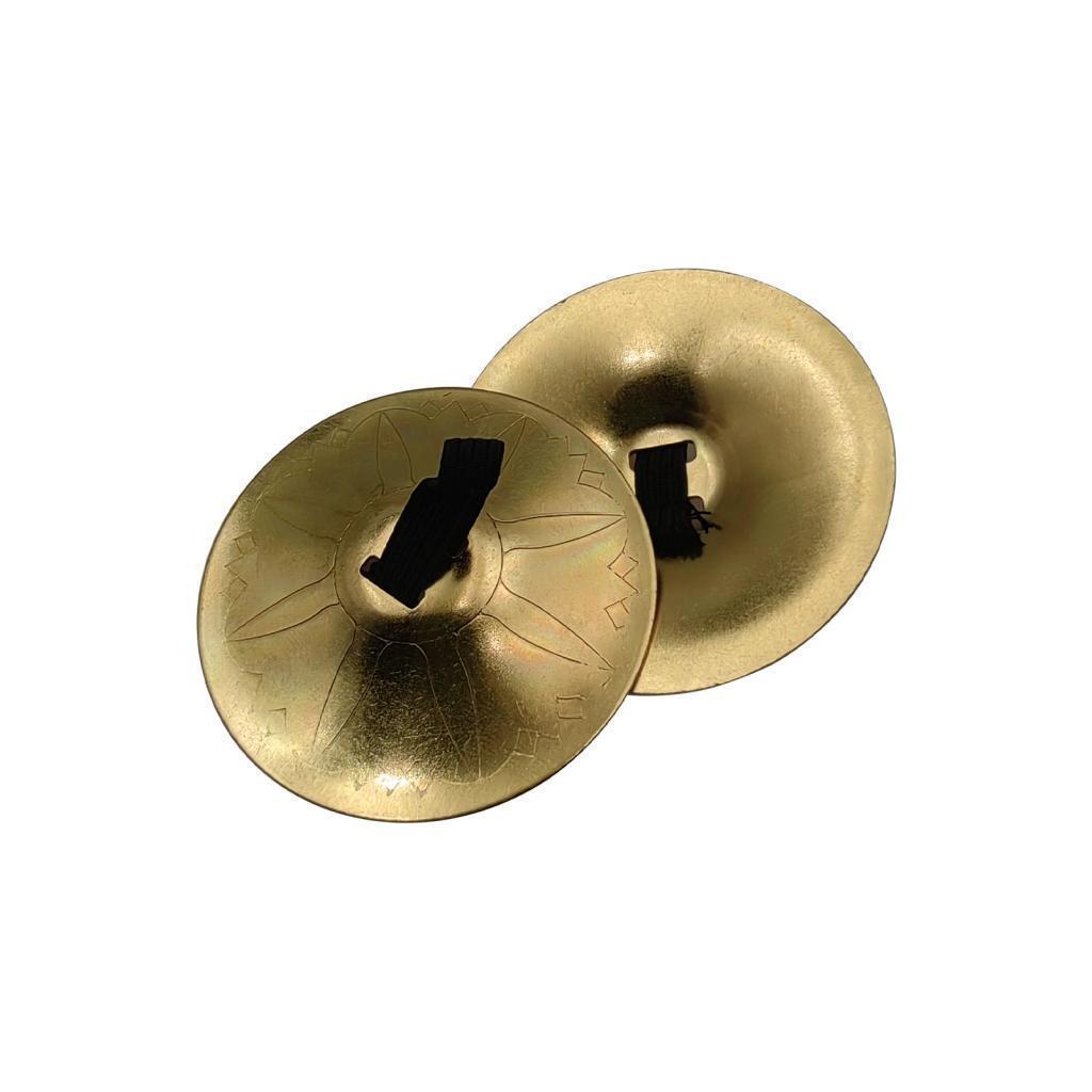 lightdot.br HUIOP 2 peças de pratos de dedo para dança do ventre, metal, ferro, acessórios para instrumentos musicais