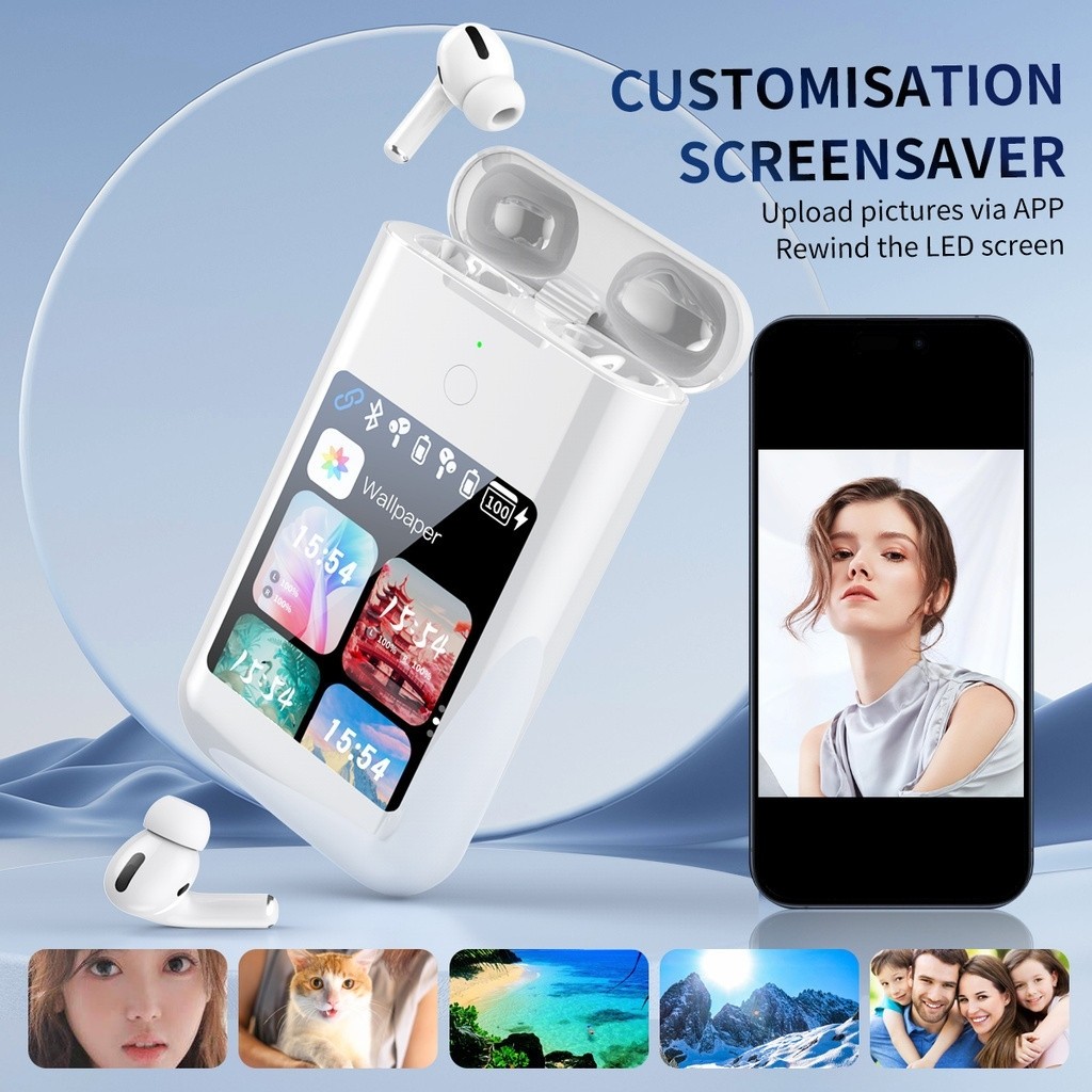 Fone de ouvido 3in1 Power BanK Com Tela 2.8 Polegadas Bluetooth Com Muitas Funções 5000mah J-60