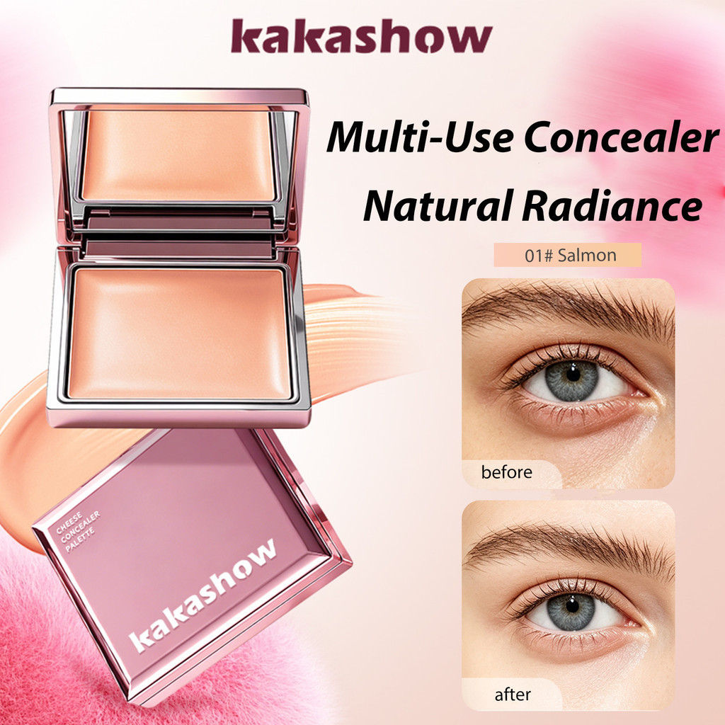 kakashow Creme Corretivo À Prova D'água De Longa Duração , Controle De Sebo , Pote De Cobertura De Manchas Escuras , Ami
