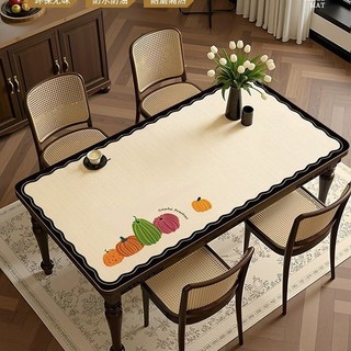 2026 Novo Tapete de Mesa de Jantar Estilo Simples, Lavável, Impermeável, Toalha de Mesa à Prova de Óleo, Isolante Térmic