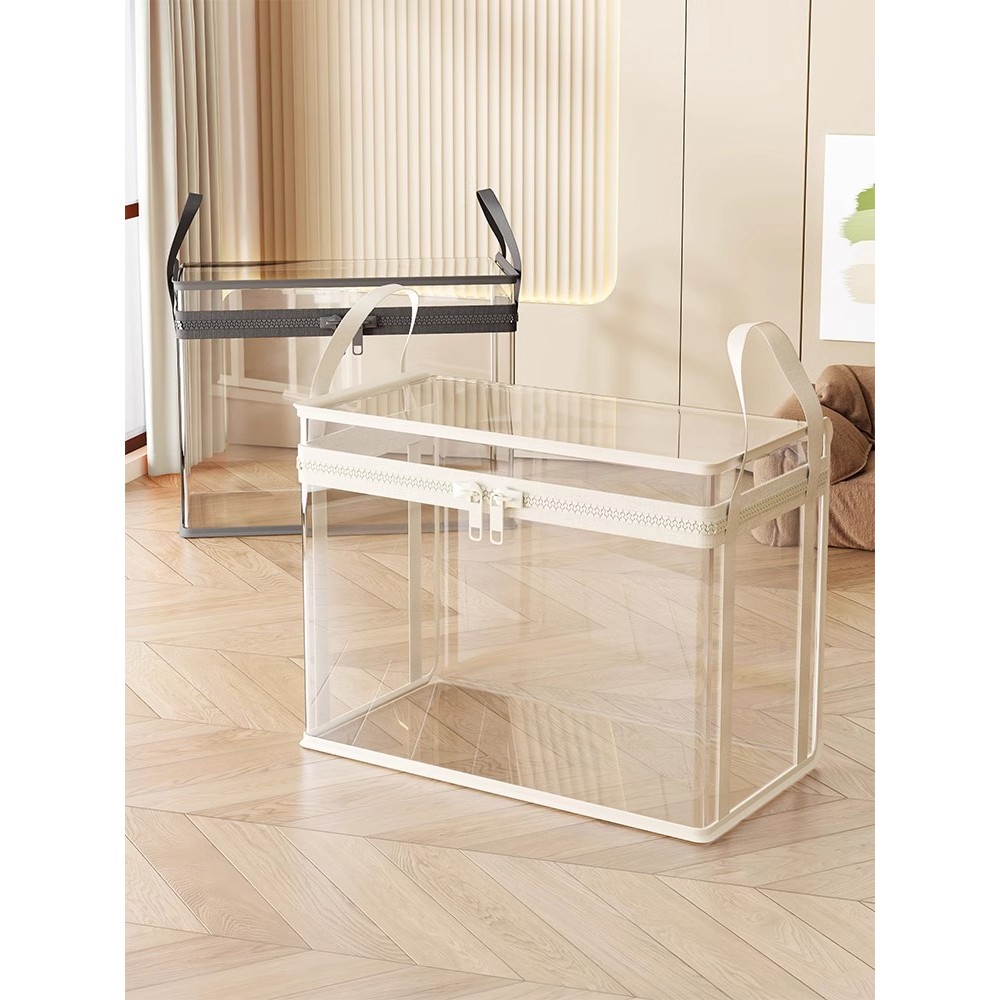 Balde de armazenamento de boneca doméstica, sala de estar, quarto, chão, portátil, estilo zíper, boneca, cesta de armaze