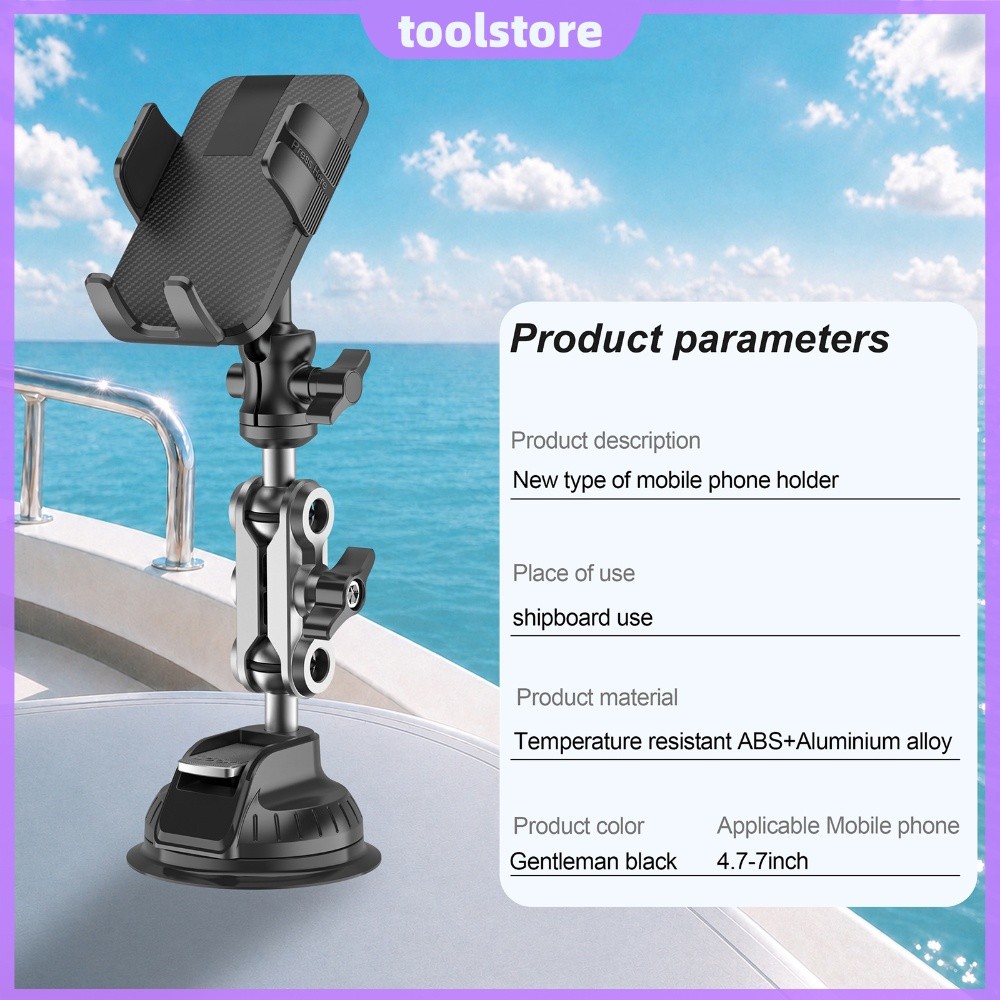 [Novo] Suporte Universal Para Telefone Com Ventosa Carro 360 ° Painel De Rotação Do Pára-Brisa