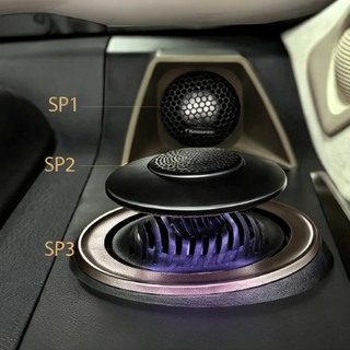 Adequado para Toyota série 40 alfa inteligente elevador Tweeter chifre suspenso atualização Interior luz ambiente acessó