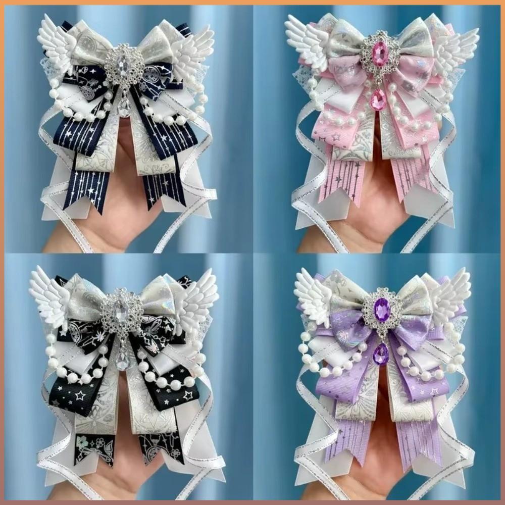 Itabag Bow Acessórios , Crystal Long Streamers Decoração , Nó Bowknot Anime Colecionável