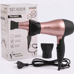 Secador De Cabelo Portátil 1200W Bivolt Dobrável Com Cabo