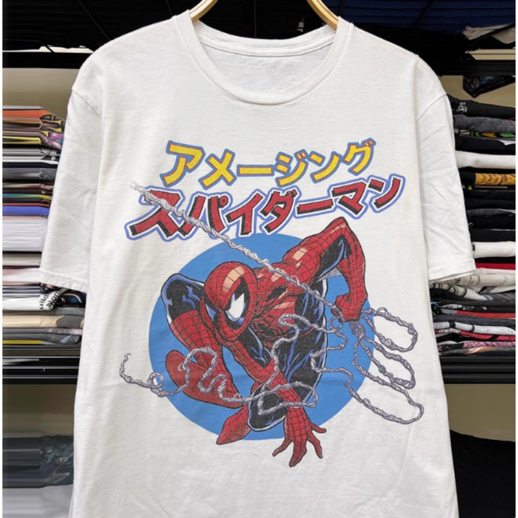 [Camiseta Premium em Algodão Puro] Camiseta Casual Unissex De Algodão Grande Com Estampa Clássica Do Filme Homem-Aran