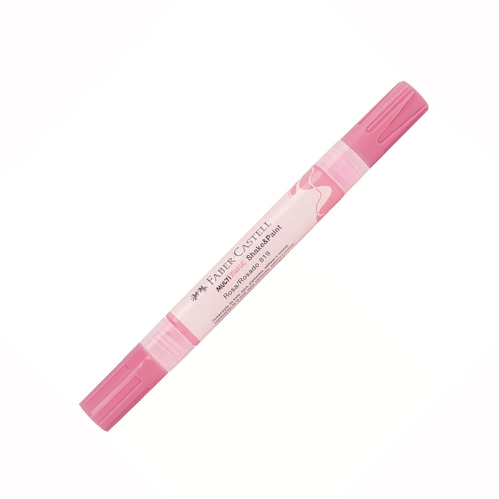 Pincel marcador multisuperfícies Multimark Rosa 357120 Faber-Castell