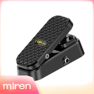 miren.br Pedal de efeito de guitarra de expressão de volume 2 em 1 controle duplo buffer silencioso chassi de metal