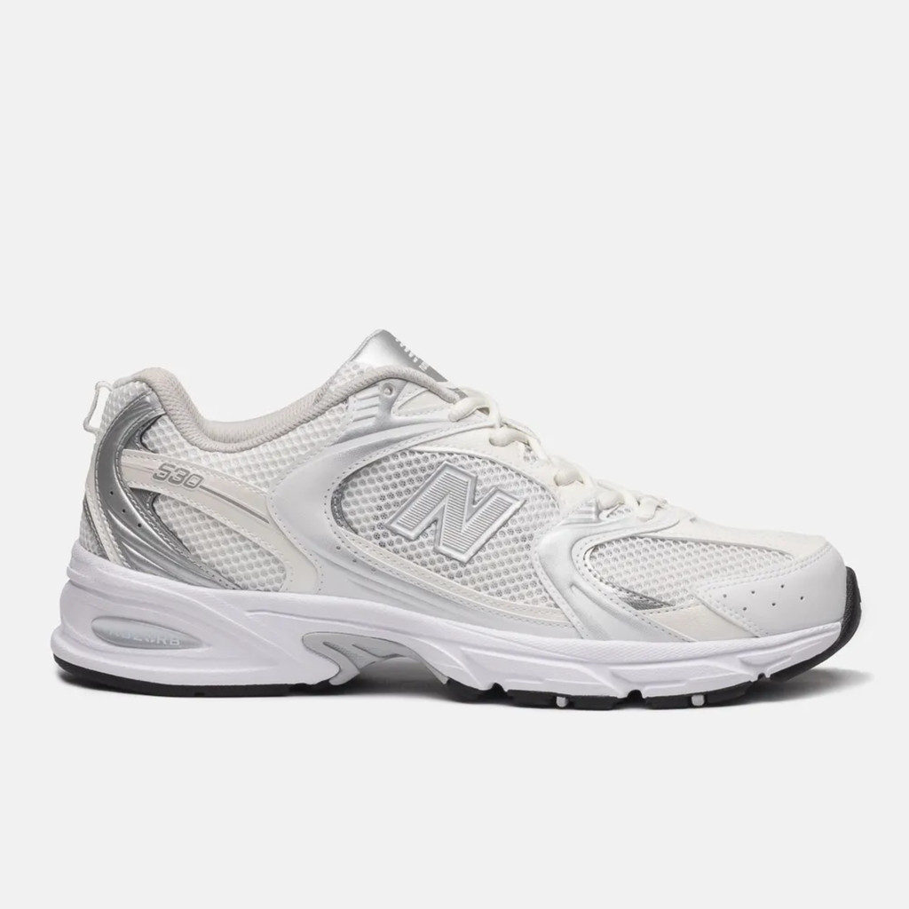 Tênis New Balance 530 Unissex Branco Prata Original Casual