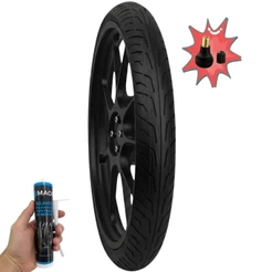 RODA LIGA LEVE DIANTEIRA HONDA CG TITAN 160 TITAN 150 V-SHAPE SHIVER DISCO + PNEU VIPAL ST600 80100-18 + BICO + SELANTE