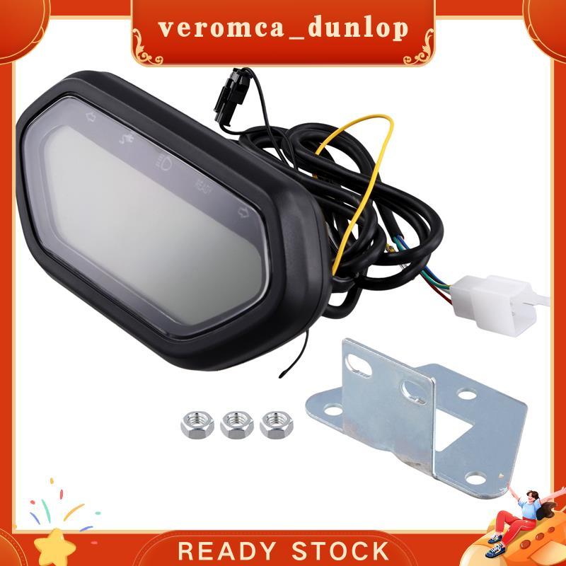 48V 60V 72V Motocicleta Elétrica Digital LCD Odômetro Velocímetro Tacômetro