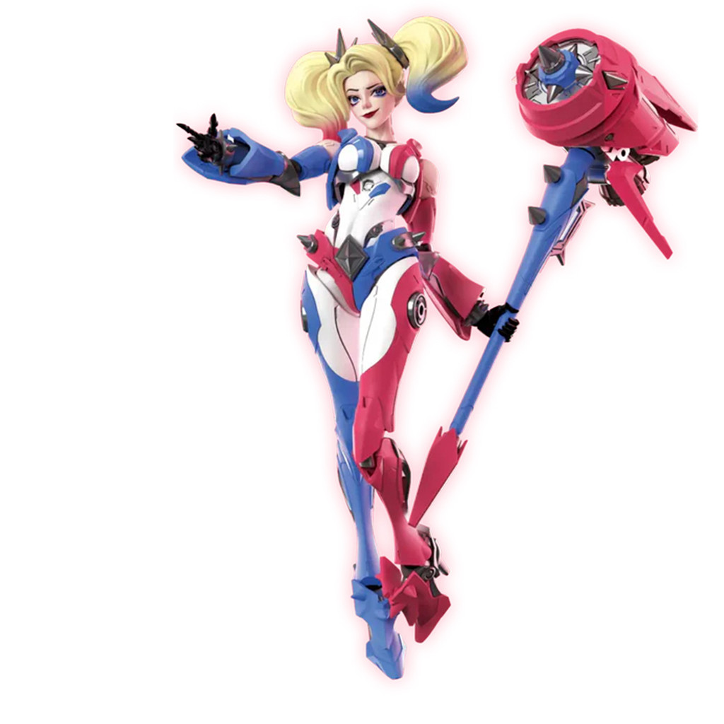 Boneco Articulado Montável Blokees DC Harley Quinn Champion Class Colecionável Model Kit — imagem 2 de 2