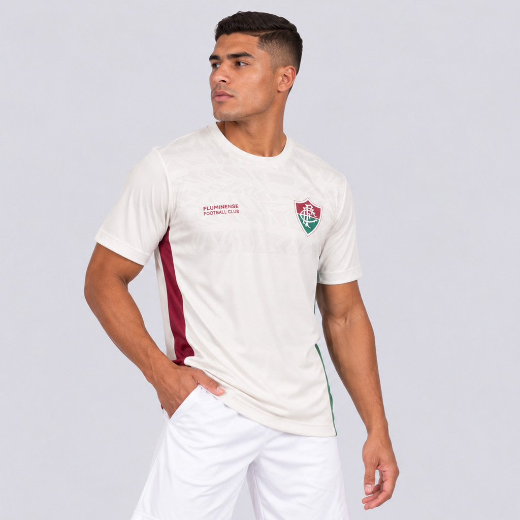 Camisa Fluminense Liso Off White · foto 2