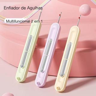 Agulha threader threader dois-em-um idosos agulha threader ferramenta útil doméstico Se