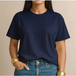 Camisa Feminina 100% Algodão Básica Cores Premium Moda Casual Dia a Dia Faculdade Academia Estilosa