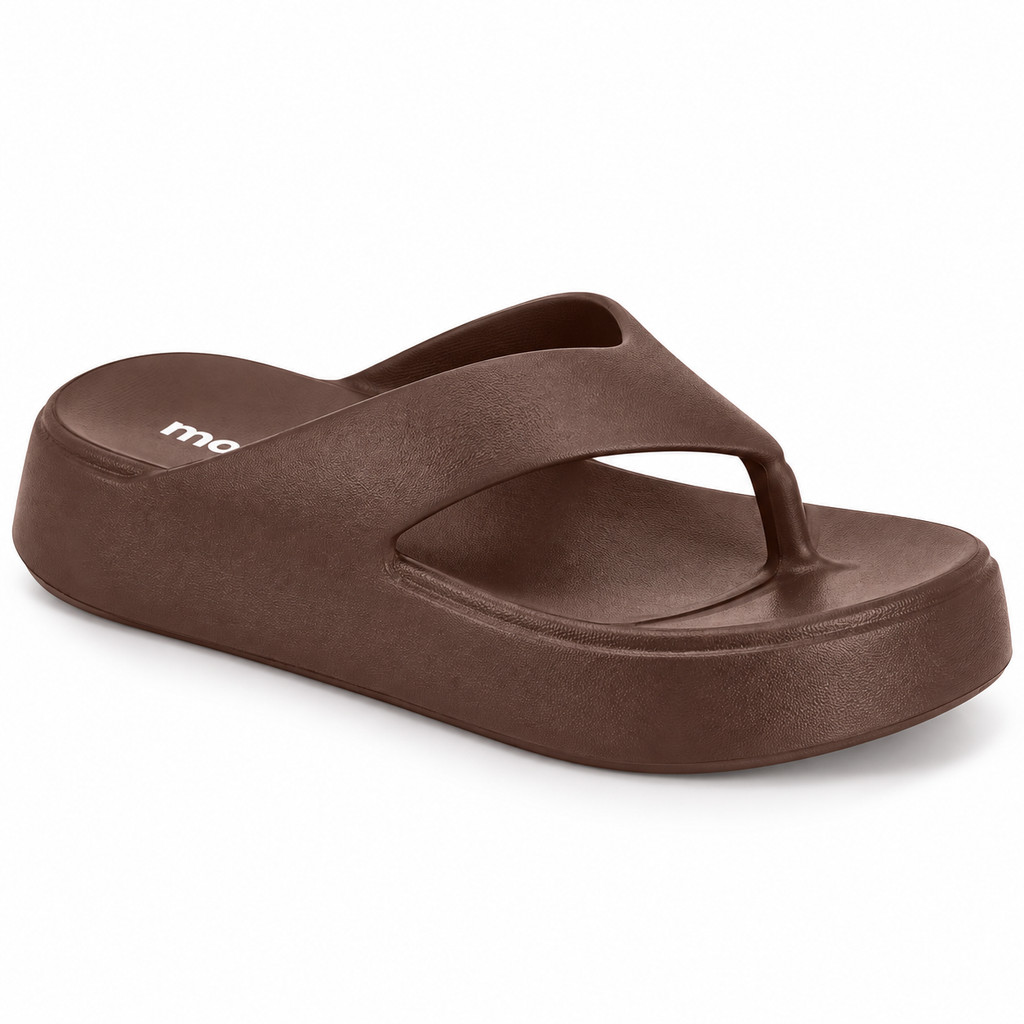 Sandália Feminino Moleca Chinelo Tamanco Nuvem Super Confortável Anabela Clássica Leve Plataforma Segura