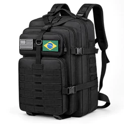 Mochila Tática Militar 50 Litros Resistente à Água para Camping Trilha Viagem e Outdoor