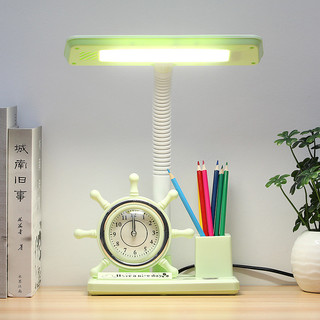 Luminária de mesa LED para estudo com proteção ocular, luminária de escrita para estudantes do ensino fundamental, lumin