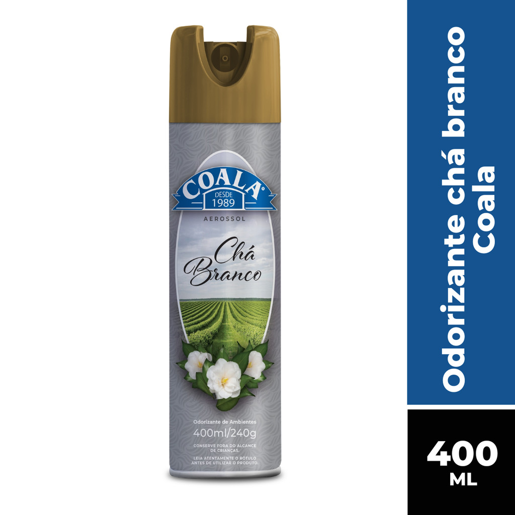 PURIFICADOR DE AR COALA CHÁ BRANCO ODORIZANTE DE AMBIENTE 400ML