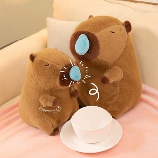 Capivara ranho boneca ranho urso boneca brinquedo de pelúcia Ragdoll menina calmante presente Universal acompanhando bon