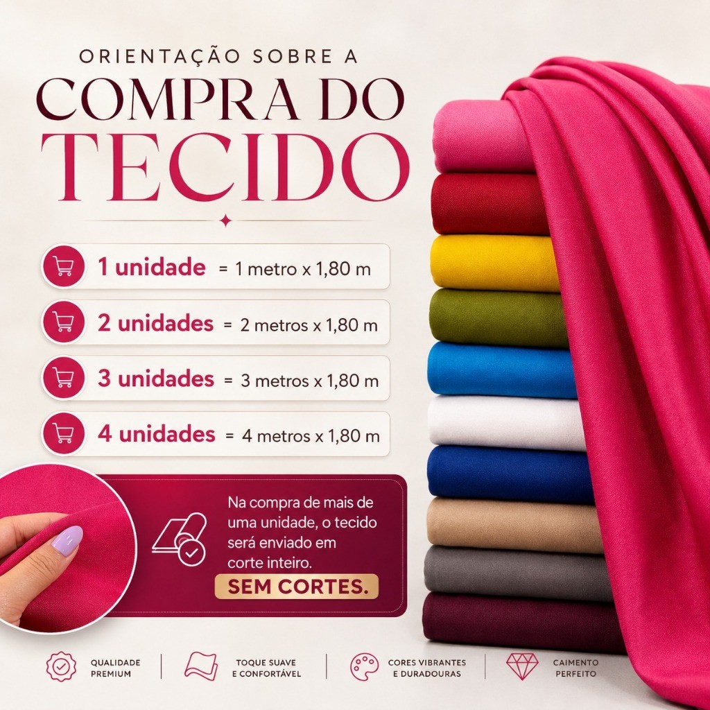 Tecido Malha Helanca Light 1,80m de Largura Decoração Festas