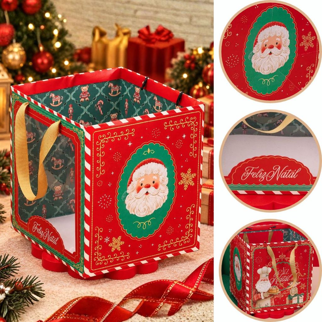 10 SACOLA MÉDIA COM VISOR 23X20X22 GRATIDÃO 6230 (JANGO NATAL 2026)