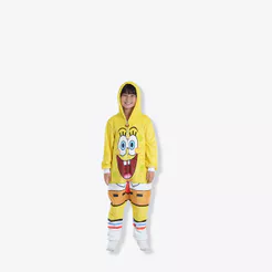 Macacão Kigurumi Infantil de 9 a 10 Anos Bob Esponja