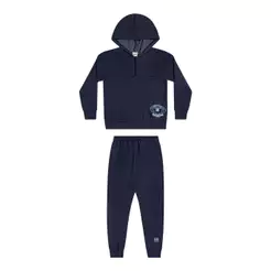 Conjunto Longo Infantil Menino Sport Elian Azul