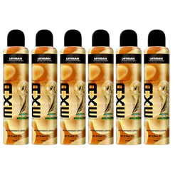 Kit Desodorante Antitranspirante Aerosol Axe Urban Invisible Edição Limitada 200ml - 6 Unidades