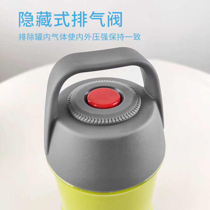 Novo produto pronto estoque criativo copo térmico grande capacidade novo estilo masculino feminino vácuo garrafa térmica