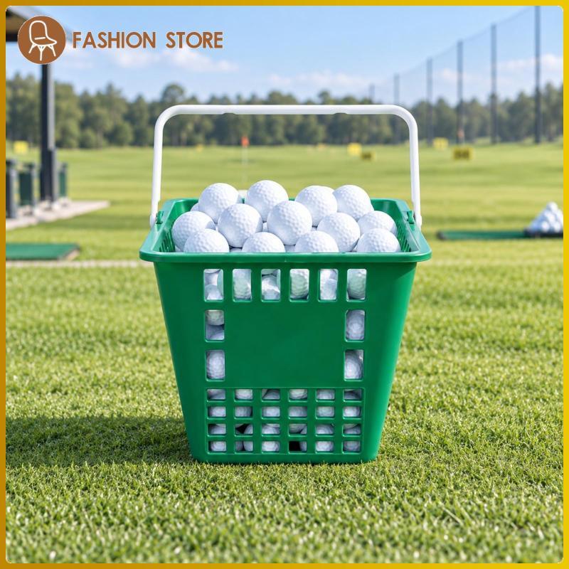 [Wishshopeelq] Cesta De Recuperação De Bola De Golfe Para Uso Em Campo De Condução Contém 120 Bolas Com Alça Confortável