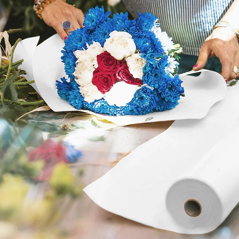 Papel Kraft Branco 50g Com 60cm De Largura X 50 Metros — imagem 2 de 2