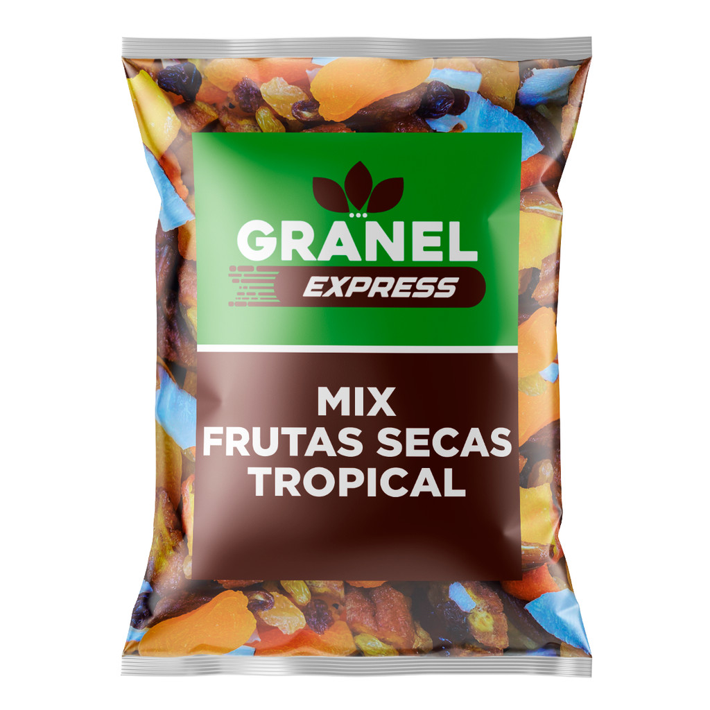 Mix de Frutas Secas Tropical Desidratado Damasco 250g Maçã Coco Chips Figo Banana Tâmara Uva em Oferta na Shopee