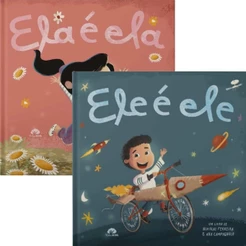Kit 2 Livros | Ela é ela + Ele é ele | Capa Dura | Nikolas Ferreira e Ana Campagnolo