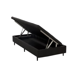 Base Baú Physical Preto Solteiro (88x188x25) - Ortobom em Oferta na Shopee