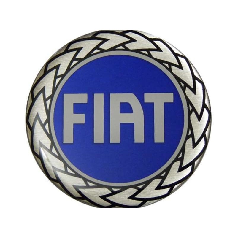 Emblema / Adesivos Chave Canivete Logo Fiat Azul 14 Mm