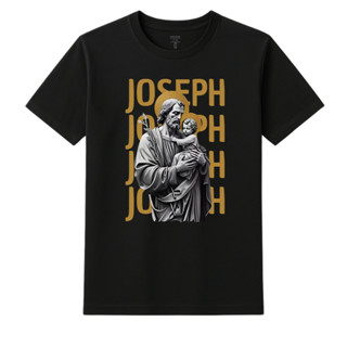 Camisa Premium 100% Algodão 'São José' Blusa Católica Unissex em Oferta na Shopee