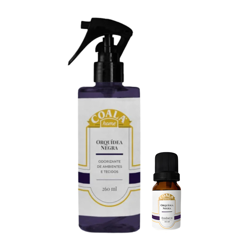 Kit Cola Essência Orquídea Negra Aromatizante Automotivo Perfume Carro Luxo Cheiro Intenso Duradouro