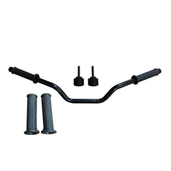 Guidão Preto Com Pesos E Manopla Twister Cbx 250 2001 2002 2003 2004 2005 2006 2007 2008