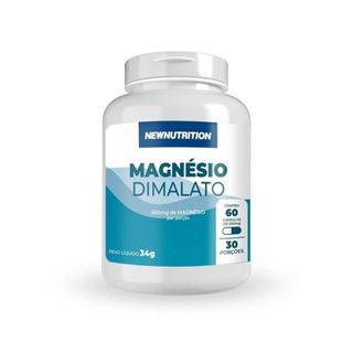Magnésio Dimalato - 60 Cápsulas - NewNutrition em Oferta na Shopee
