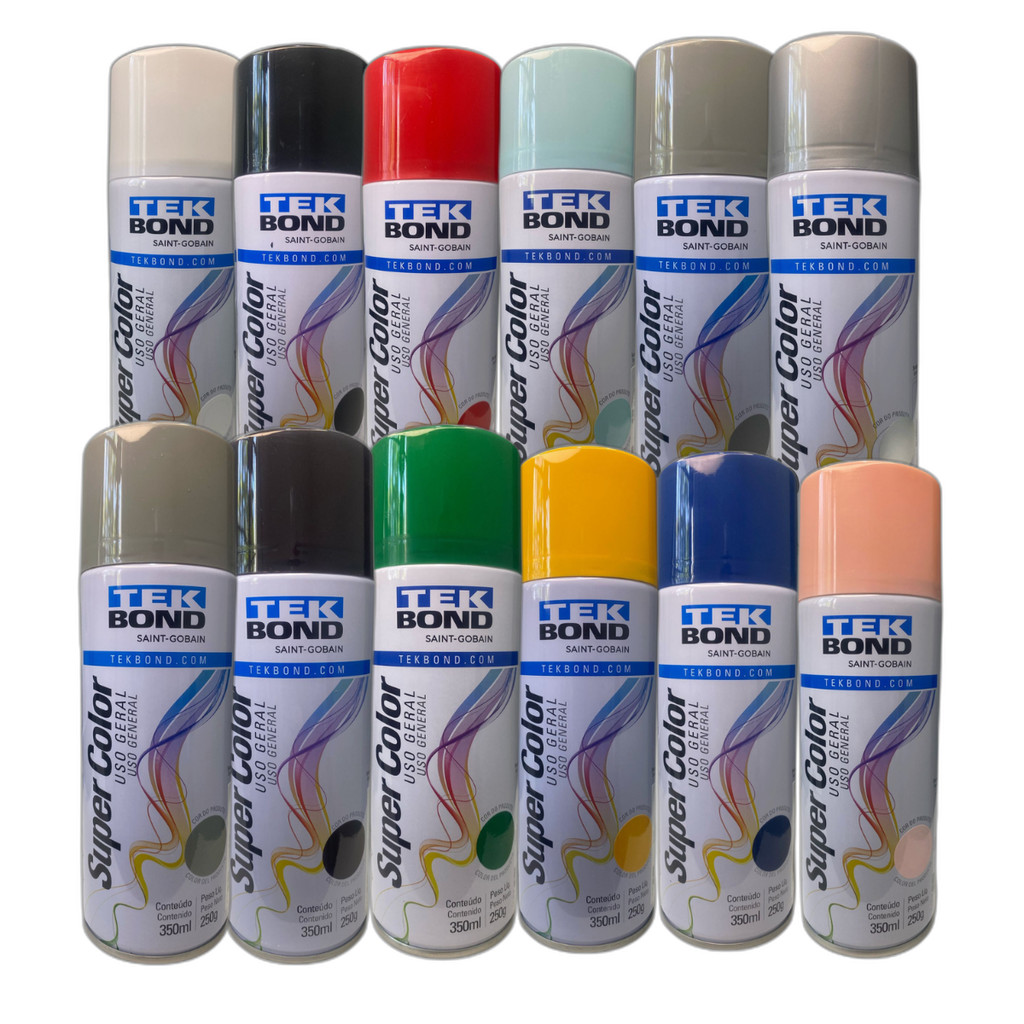 Tinta Spray Tekbond Uso Geral 350ml em Oferta na Shopee