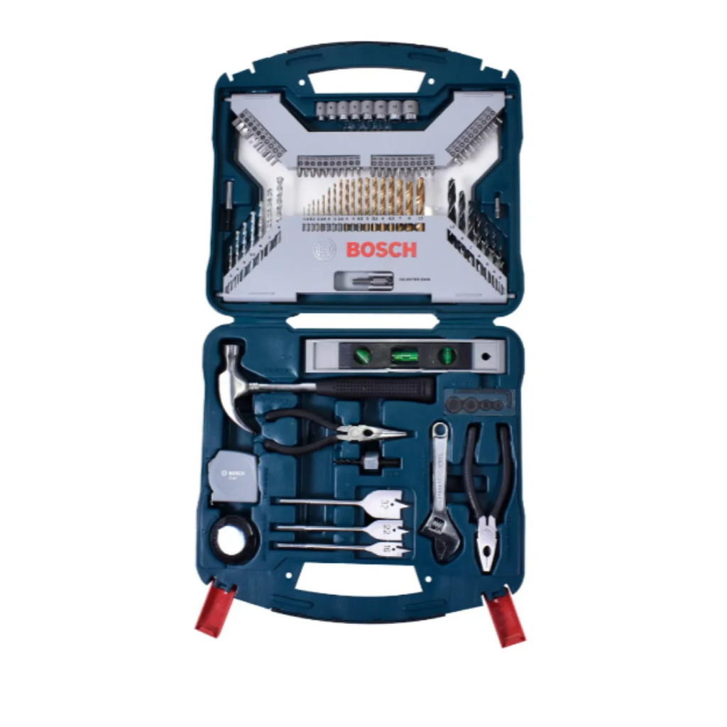 Kit de pontas e brocas em Titânio Bosch X-Line 103 peças  Precisão Profissional e Resistência