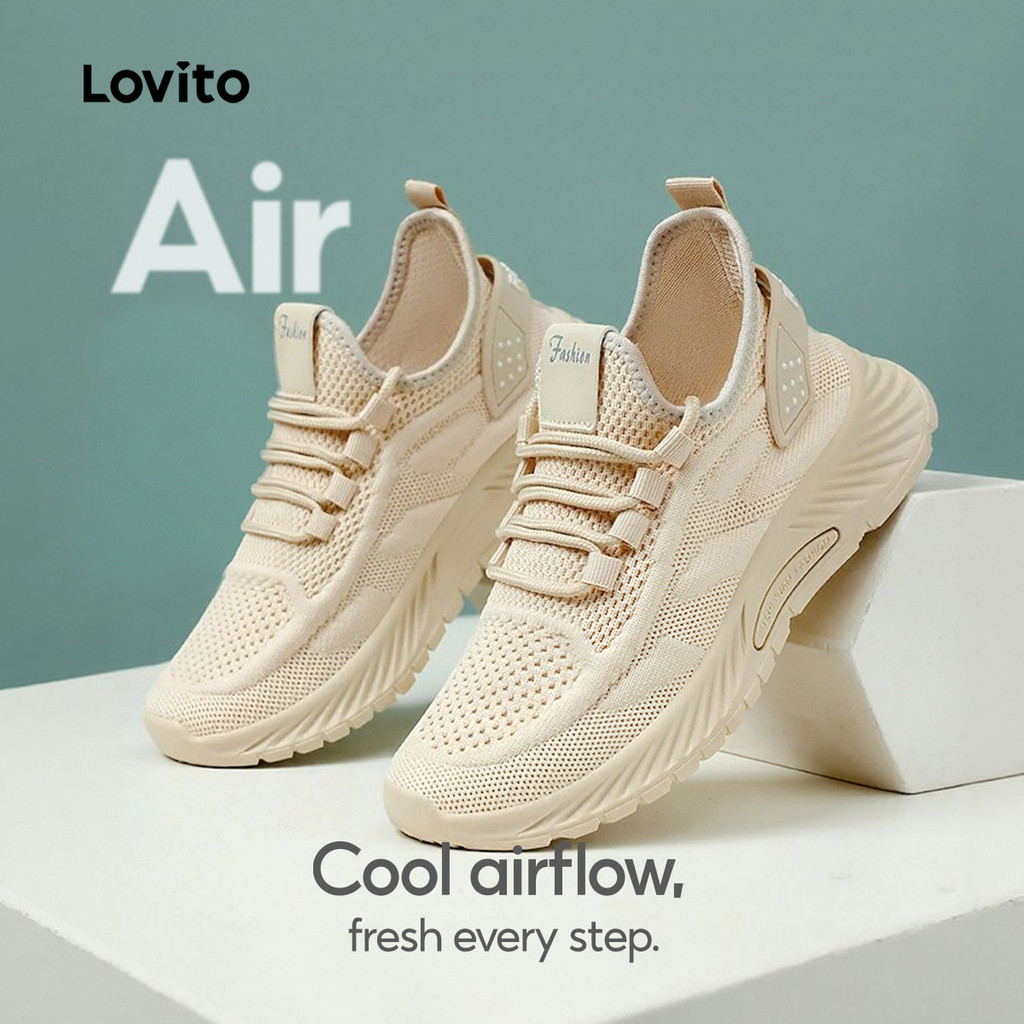Lovito Tênis Casuais para mulheres LFAS2078 em Oferta na Shopee