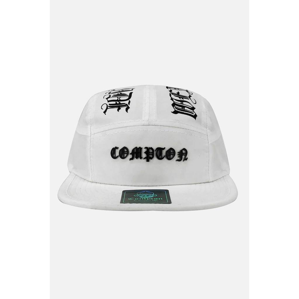 Boné Compton Five Panel Strapback West Side Branco