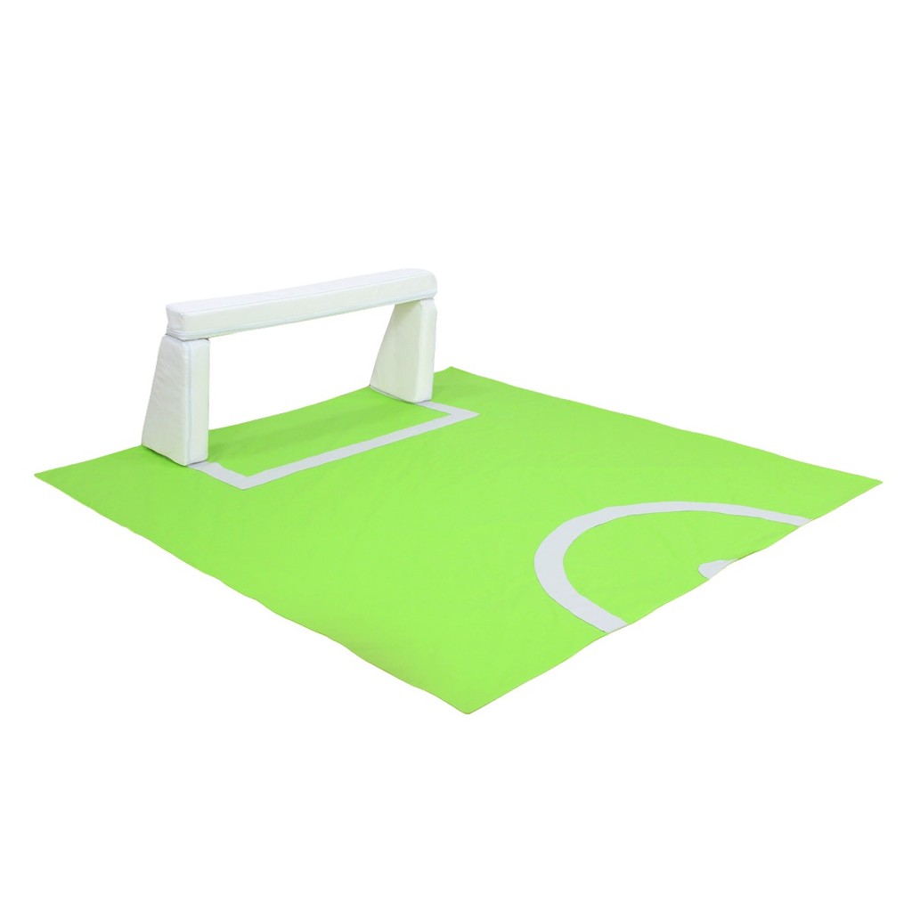 Tapete em Corino Meio Campinho de Futebol | Trave Com Velcro