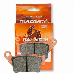 Pastilha de Freio Traseira F800 / F700 / F650 / Xt 660r / Himalayan 411 Diafrag (Cerâmica)