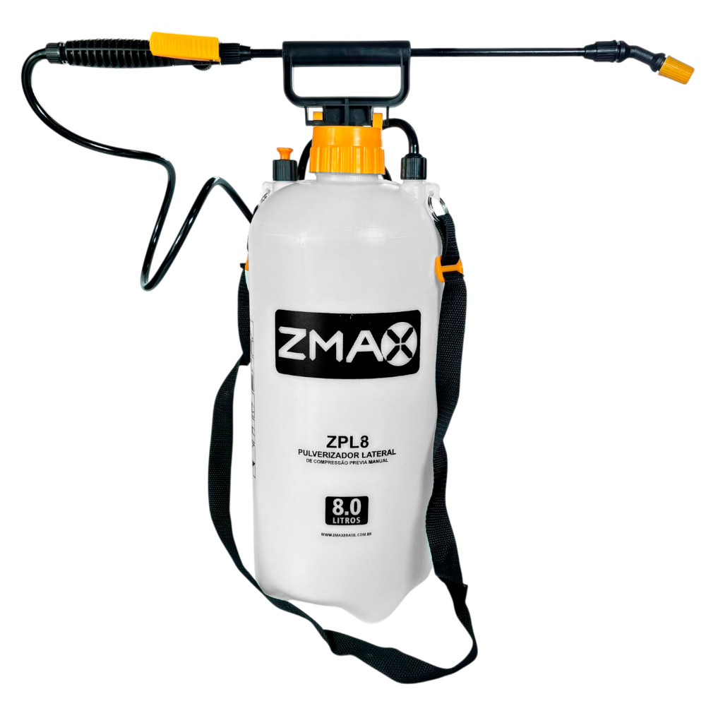 Pulverizador Lateral Zmax ZPL8 Operação Manual 8 Litros Trabalhos Agrícolas Jato Regulável em Oferta na Shopee