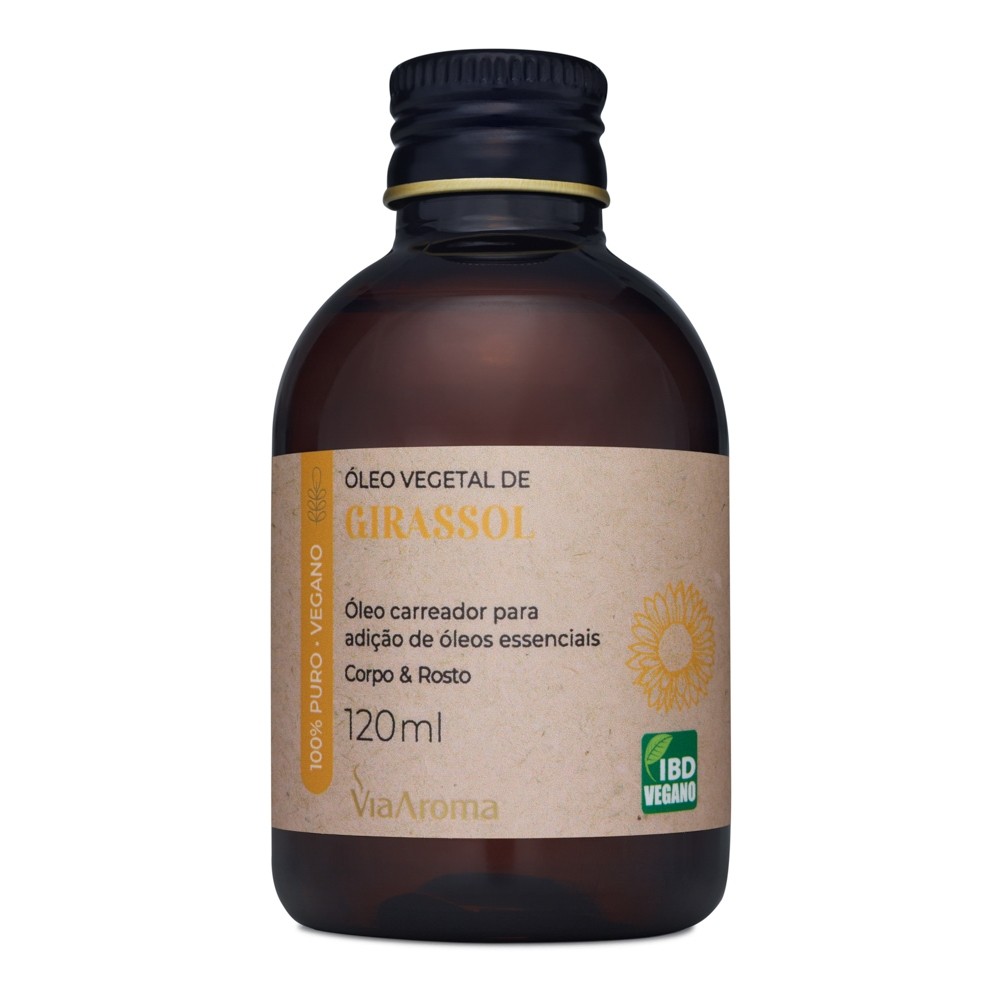 Óleo Vegetal Via Aroma 120ml – Escolha sua Fragrância e Tipo de Óleo