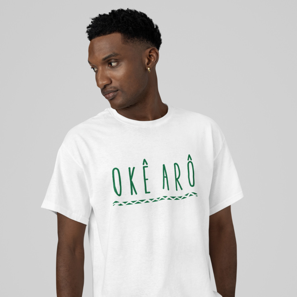 Camiseta Oxóssi Saudação Camisa Orixá Umbanda Candomblé Unissex Envio Rapido