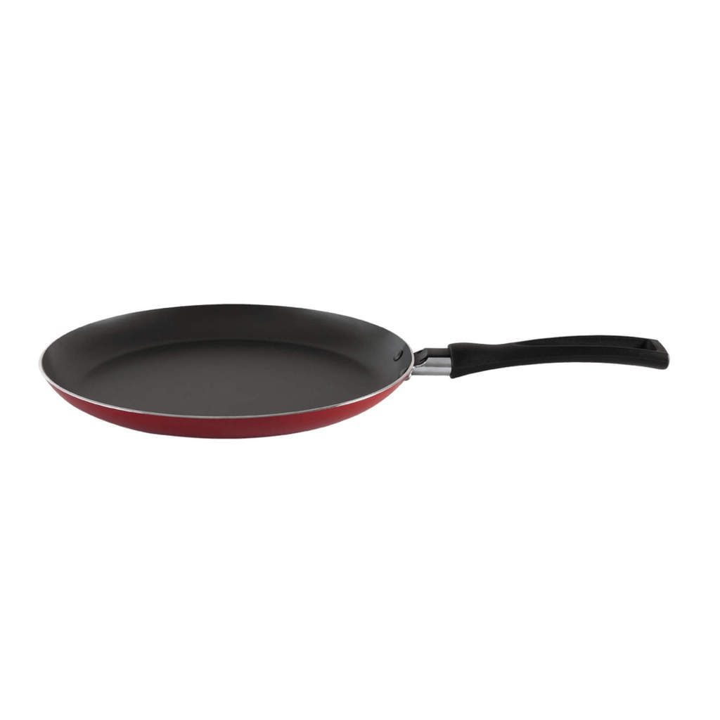 Tapioqueira e Panquequeira Garlic 22cm 0,45L Antiaderente Pro-flon Vermelha Brinox - 7001/369